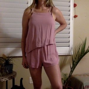 O'NIEL Pink Asymmetrical Romper